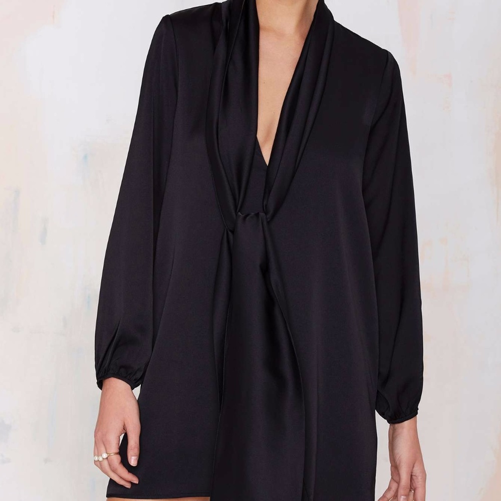 Nasty Gal 'Winona' Satin Dress